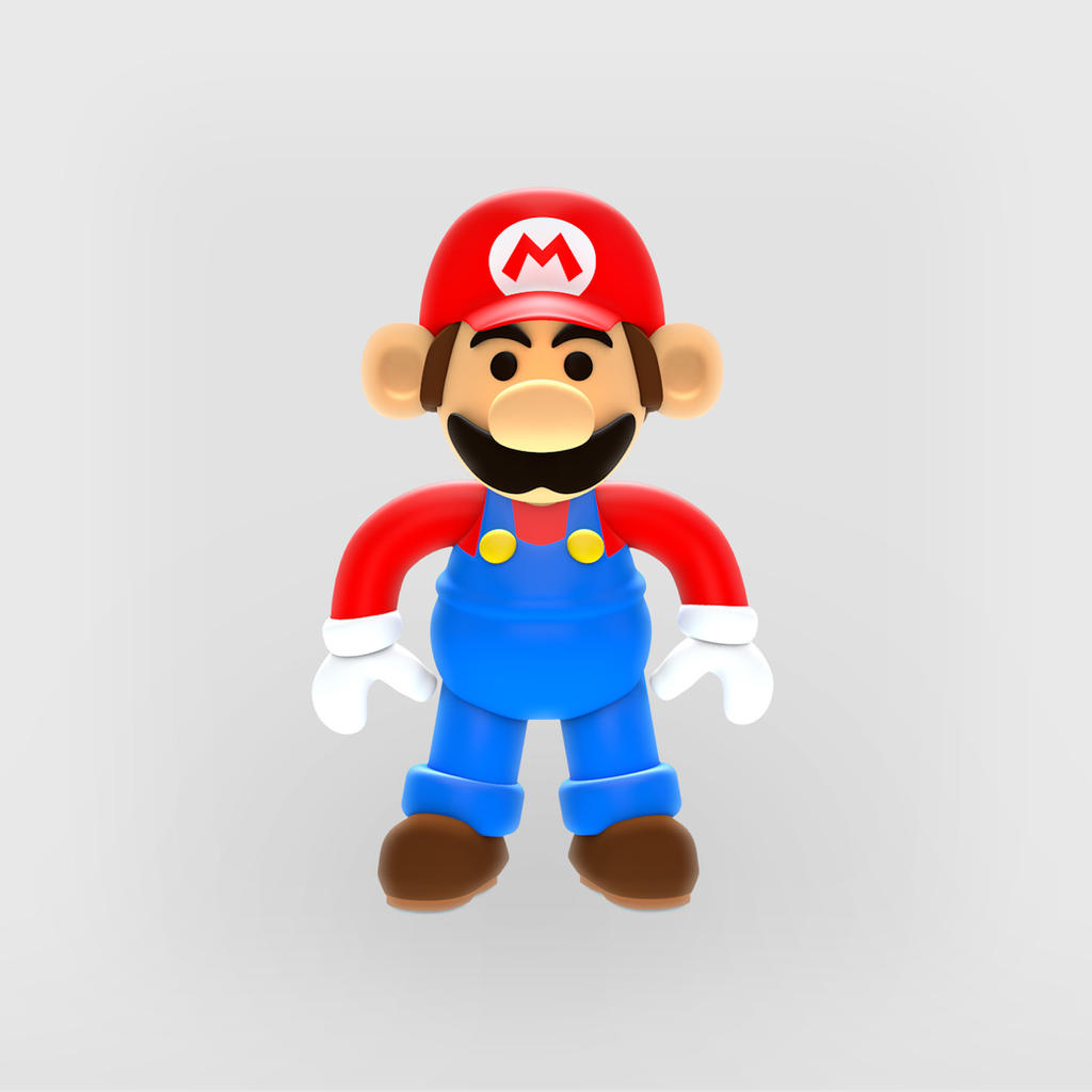 Mario Reference Front Mario Front by utria on DeviantArt