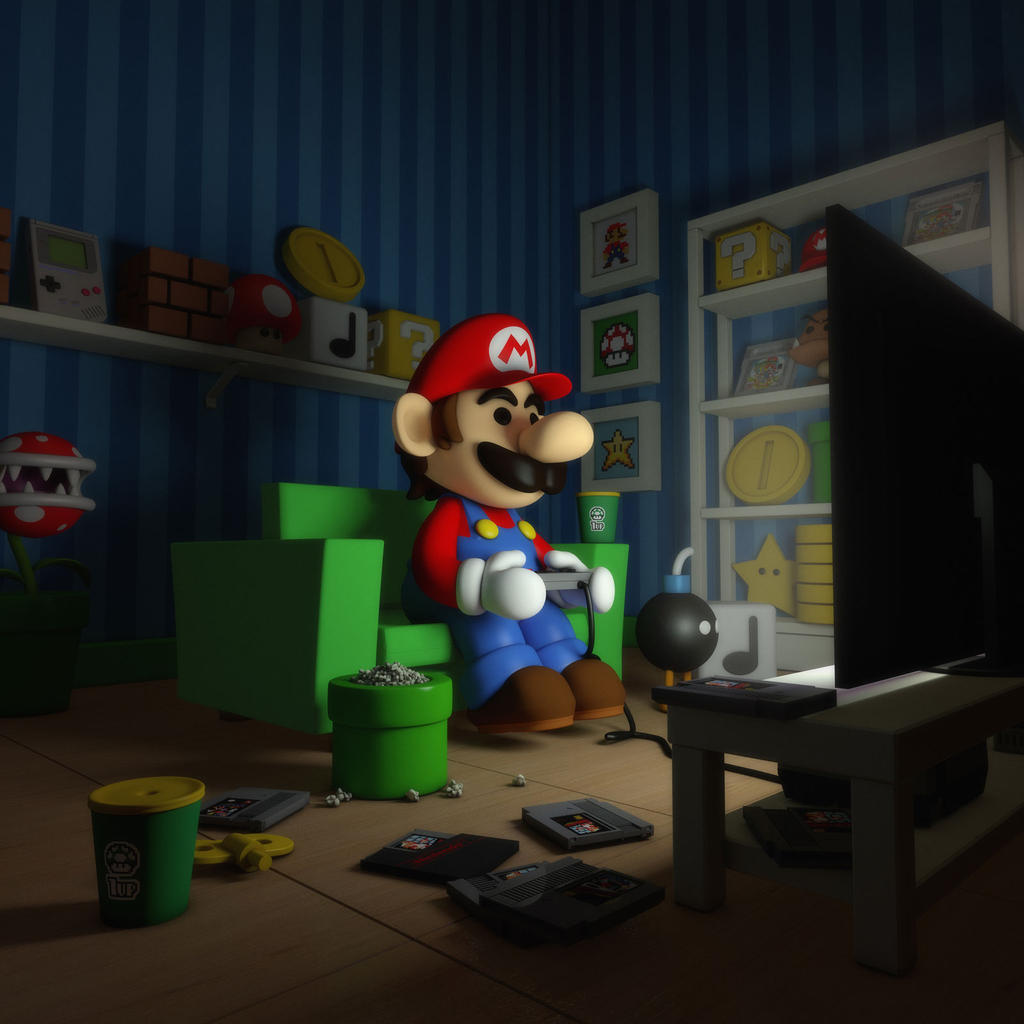 Mario Rooom Mario Room by utria on DeviantArt