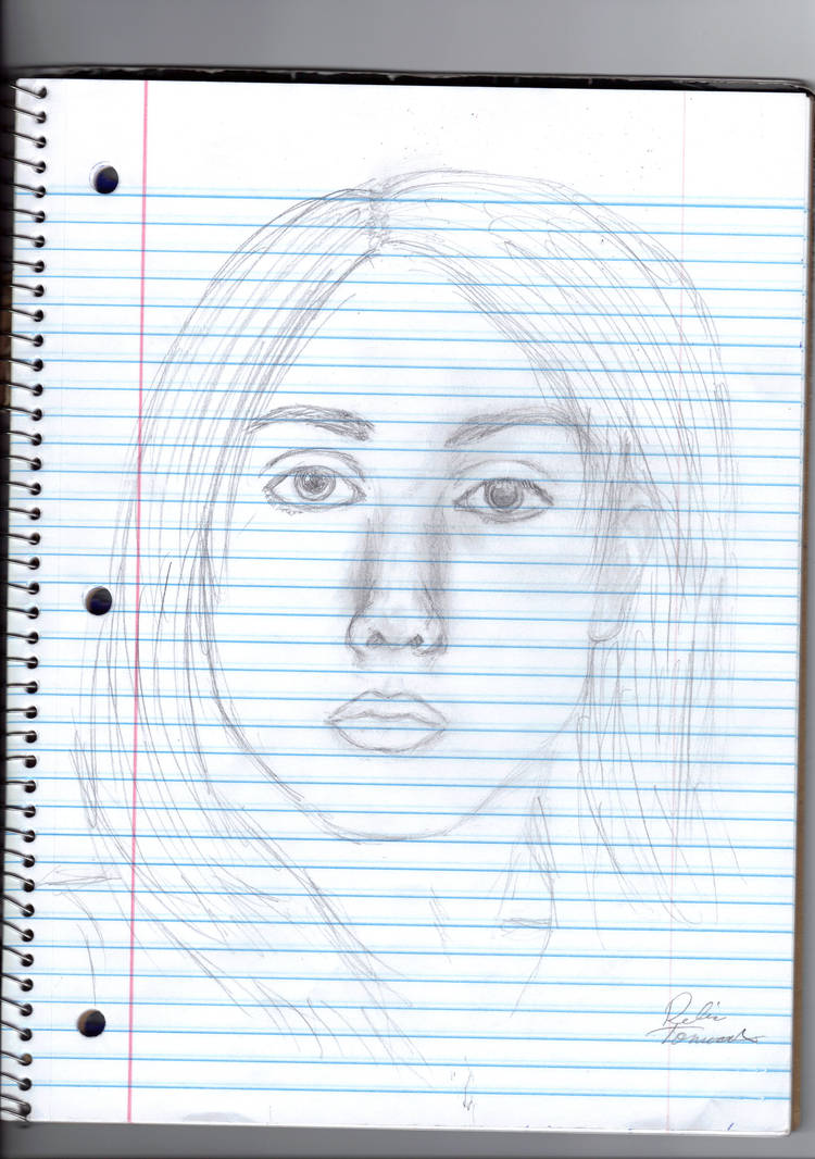 Self Portrait Line paper... by luvofbatman on DeviantArt