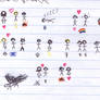 Camp Half Blood stick people