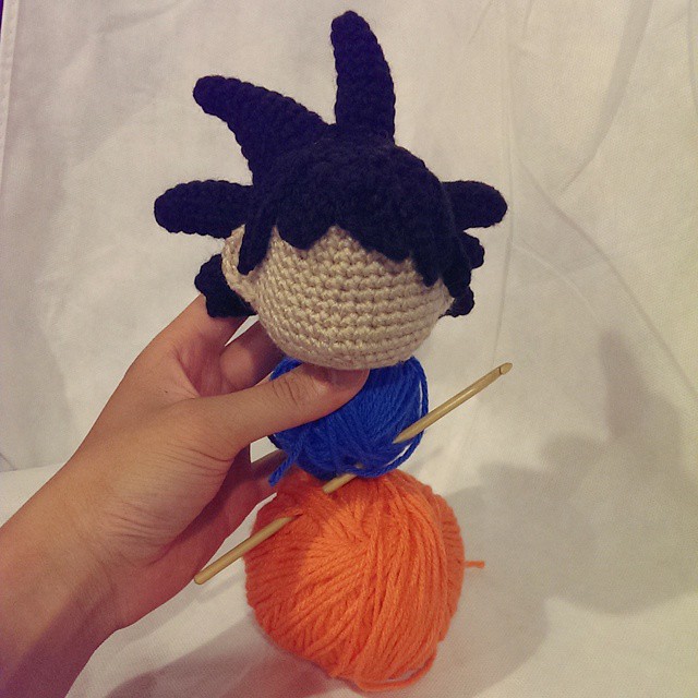 Goku (Crochet WIP) by SirPurlGrey on DeviantArt Goku (Crochet WIP) by SirPurlGrey on DeviantArt