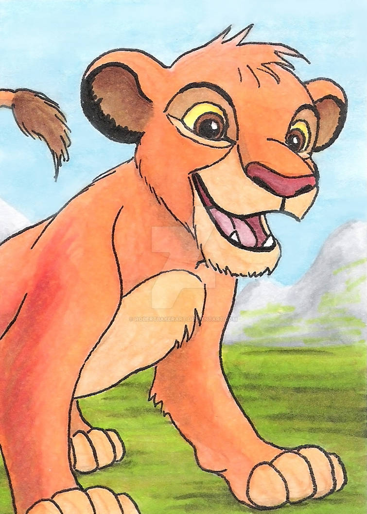 Simba Vector Deviantart Simba by RobertBakerArt on DeviantArt