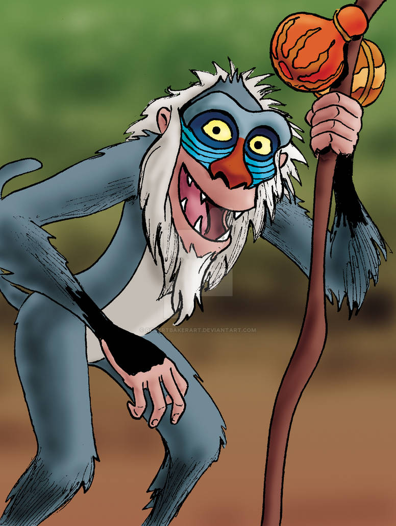 Lessons By Rafiki Rafiki by RobertBakerArt on DeviantArt