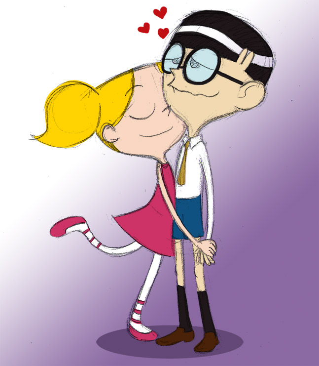 Dee Dee and Mandark by awesomepaste on DeviantArt