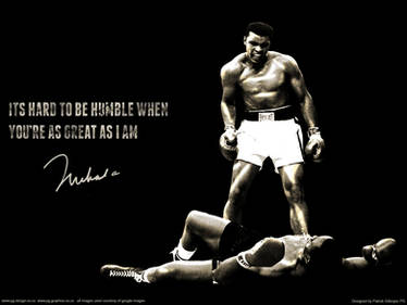 Muhammad Ali 'Hard to be Humble' wallpaper