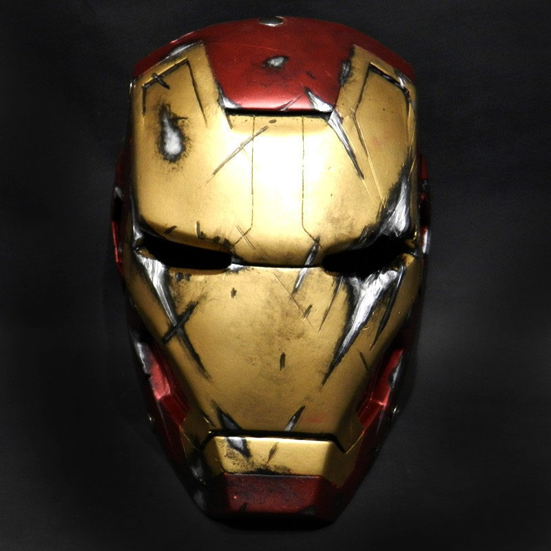 Mask iron man mark 43 damage props by zhakpotras on DeviantArt Mask iron man mark 43 damage props by zhakpotras on DeviantArt