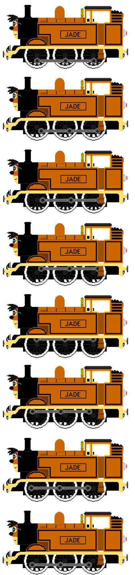 Jade Engine Jade the tank engine sprite animation sheet by AnasTrains2023 on DeviantArt