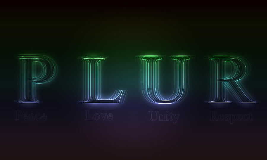 P.L.U.R. Wallpaper