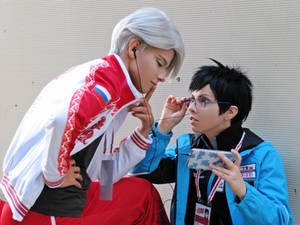 Victor Nikiforov and Yuuri Katsuki