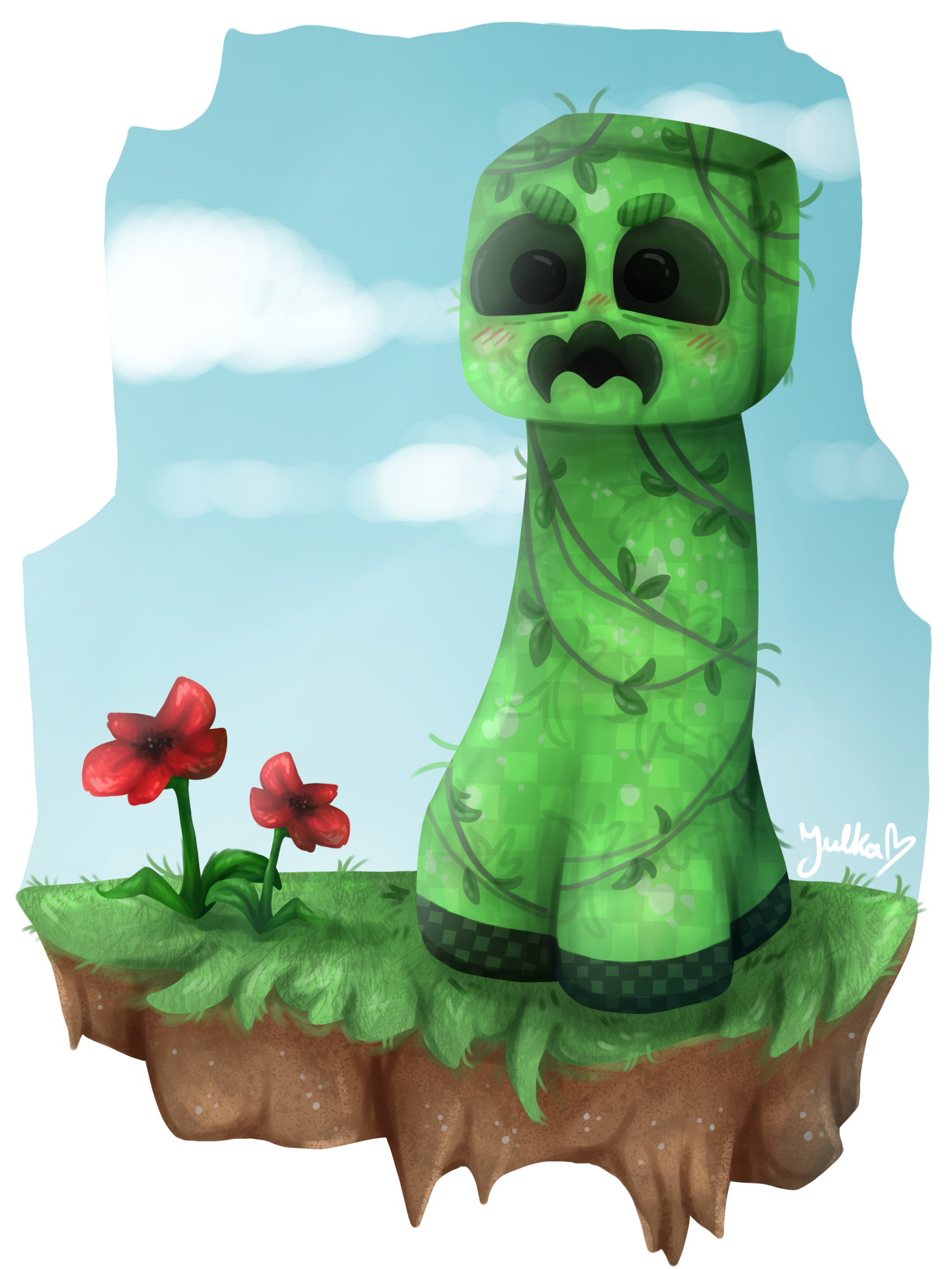 Portrait of a Creeper by AIBryce on DeviantArt