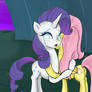 Ep 4 Rarity hugs Fluttershy and cries