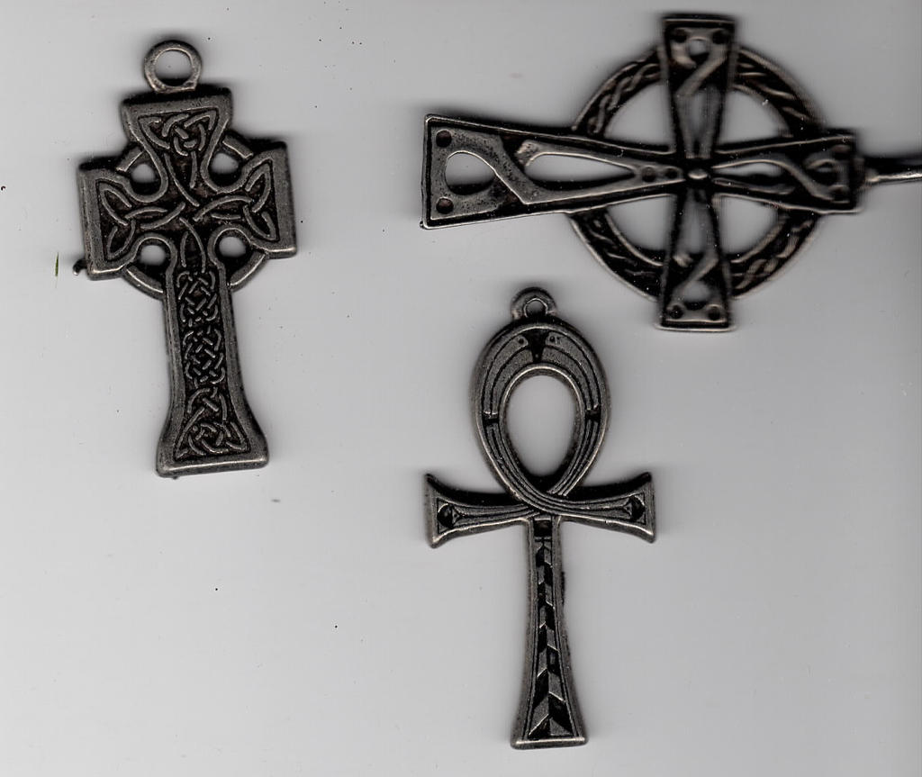 Pewter Celtic Crosses