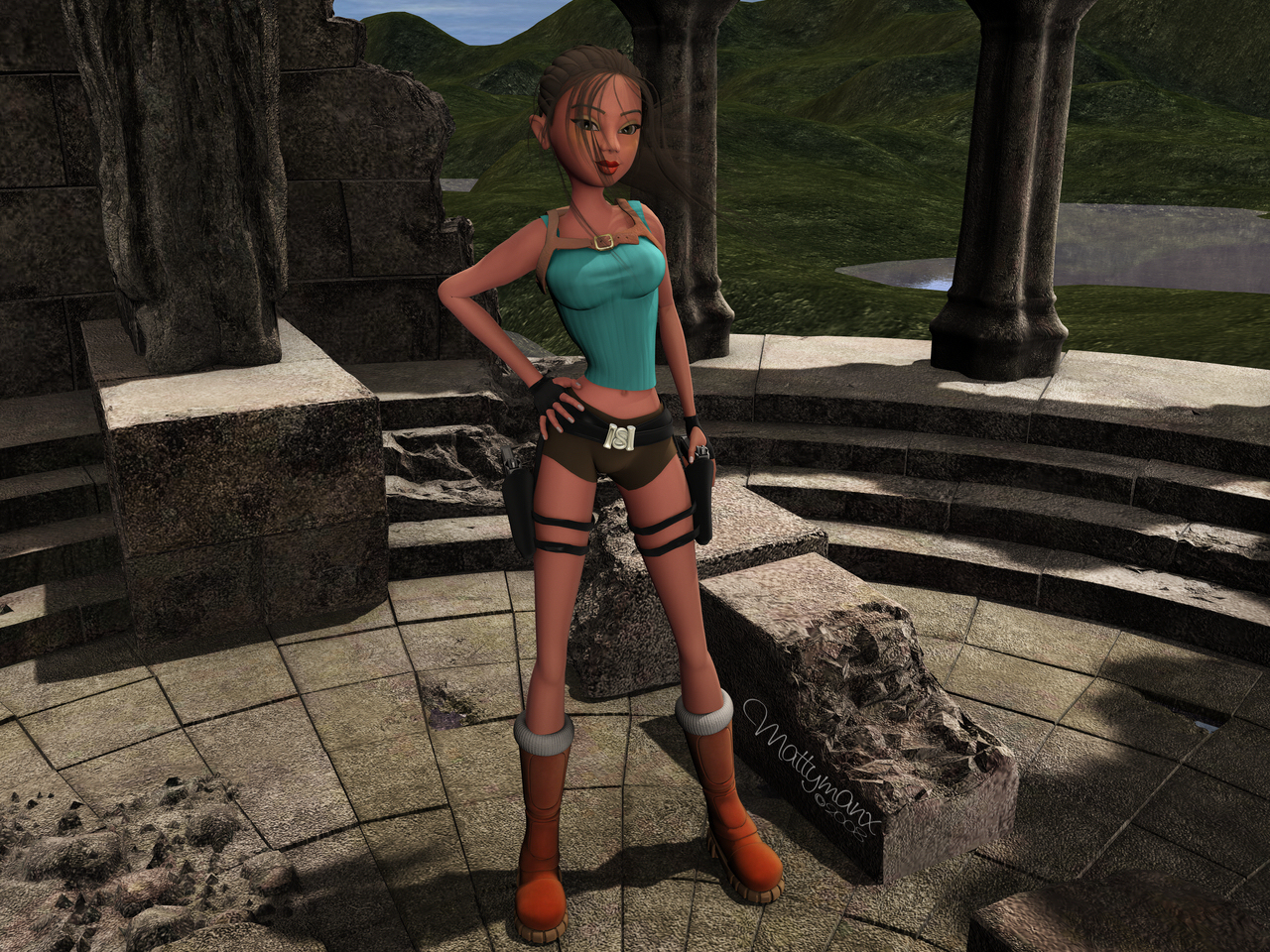 Toon Raider by mattymanx