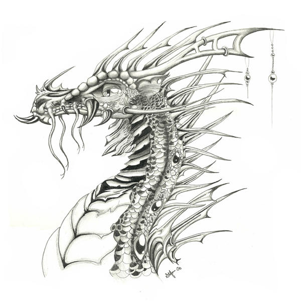 Dragon Pencil Sketch