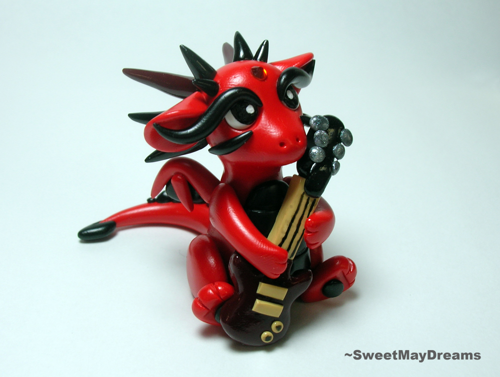 Dragon with Guitar