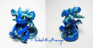 Blue Sky Sparkle Dragon