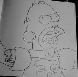 hardcore homer simpson