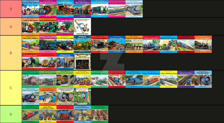 Rarest Rws Book RWS Books Tiermaker (August 2023) by EG2202 on DeviantArt