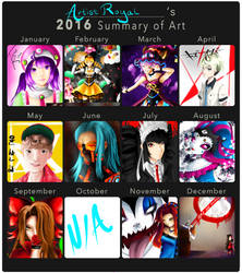 My 2016 Art Summary