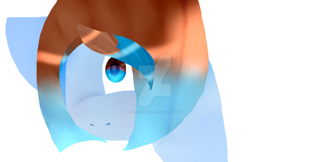 Aqua Mina Pony Oc No line art test