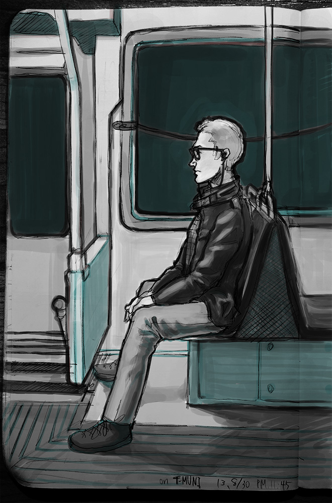 Man on MUNI