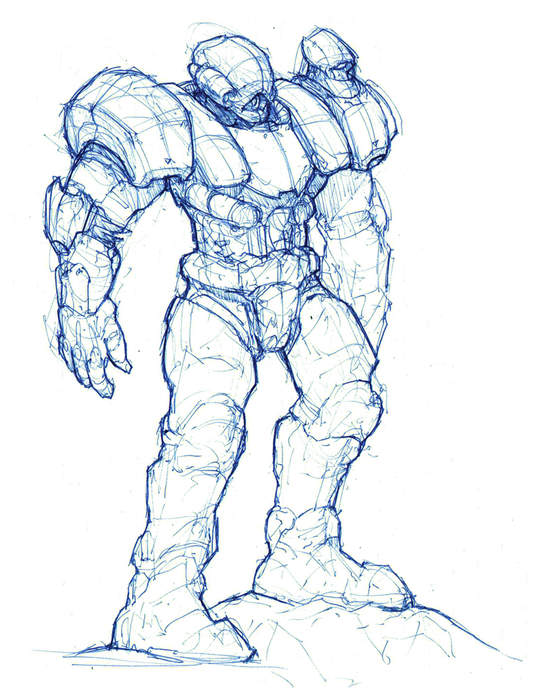 Mecha Marine Sketch June/12