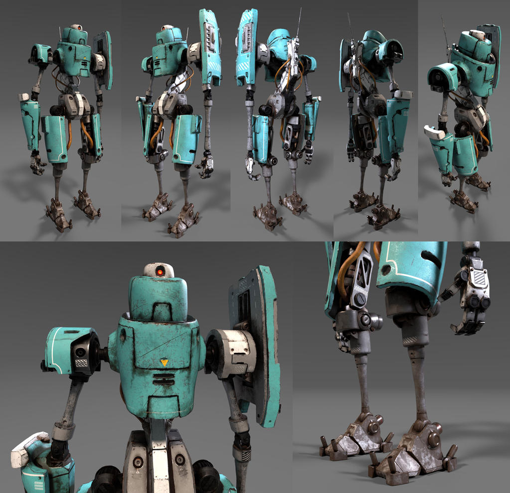 Standing Bot Textured