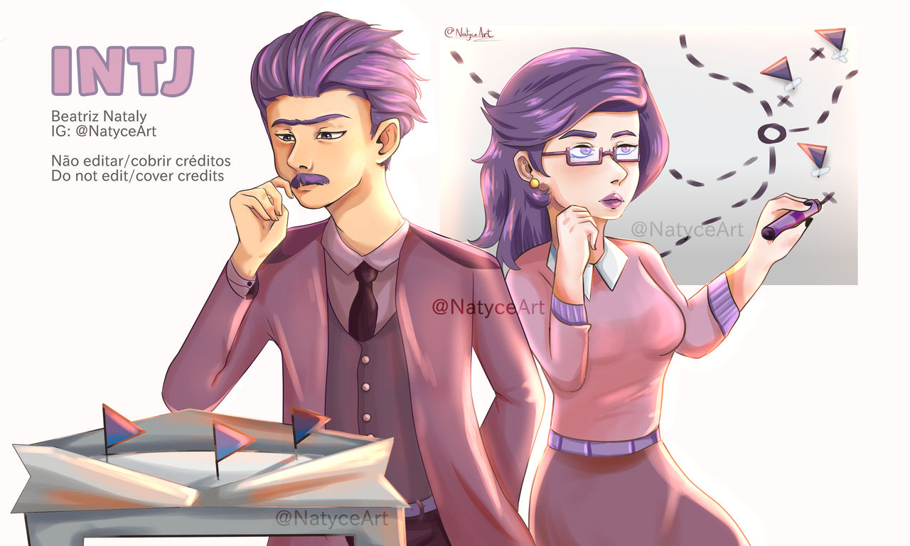 Architect couple ( INTJ ) - MBTI personalities by NatyceArt on DeviantArt