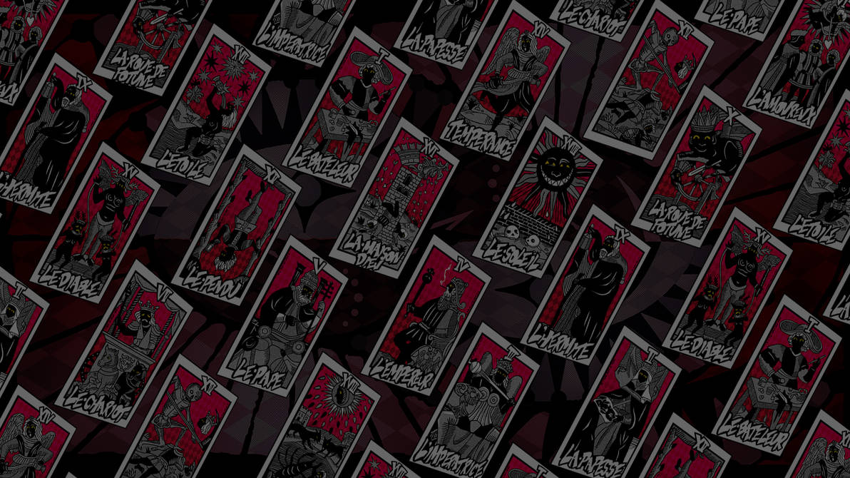 Таро ставить на обои. Карты Таро персона 5. Persona 5 Royal Tarot Cards. Таро обои. Карты Таро красивый фон.
