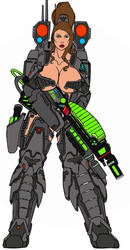 Mobile Infantry Fleet Captain Lola Beck 01