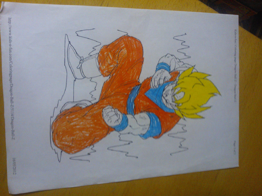Goku Riley Goku Coloring by SuperSaiyanRiley on DeviantArt
