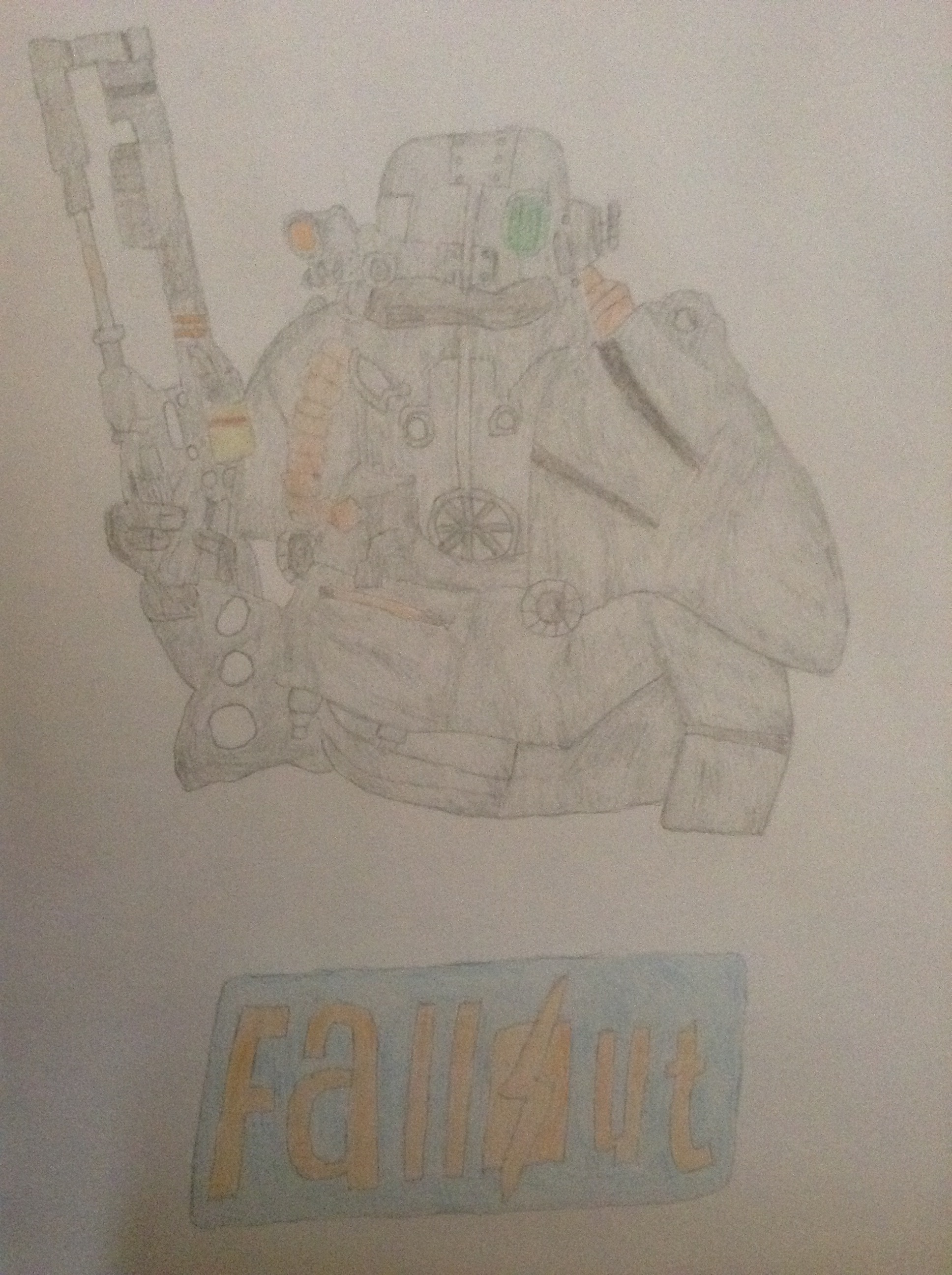Fallout sketch by SuperSaiyanRiley on DeviantArt