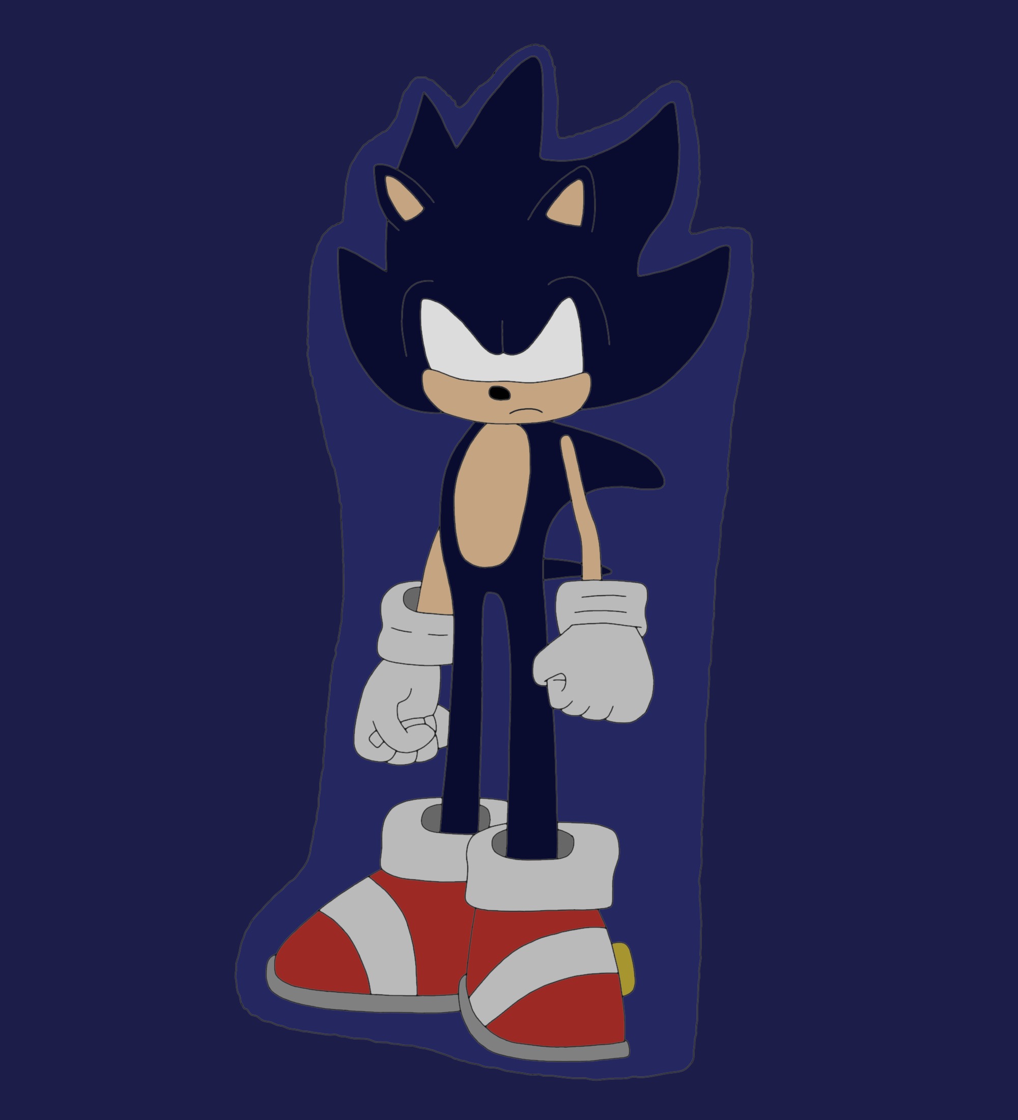 Dark Sonic by splushmaster12 on DeviantArt