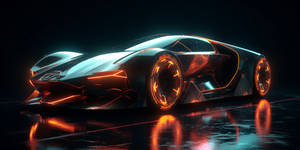 Futuristic cybernetics car