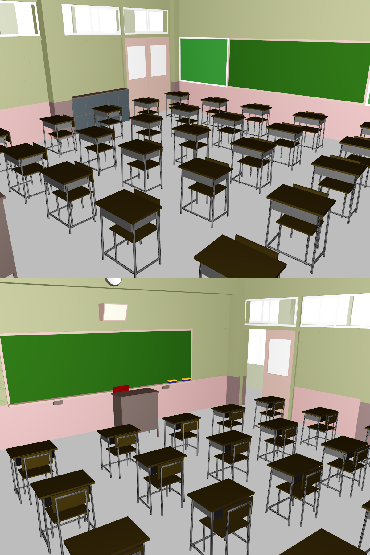 MMD - Classroom Stage DOWNLOAD