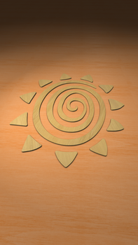 Zecora Cutie Mark - Wood - Mobile Version