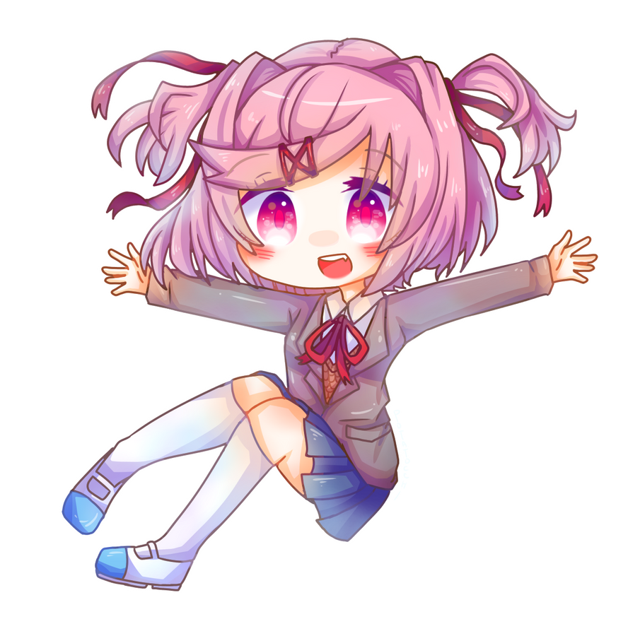 Natsuki Simple Still Natsuki-- by Potatocchi on DeviantArt