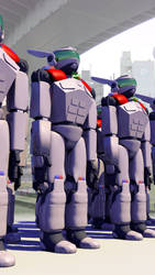 Tokyo Police Cataclysm Division Mechs