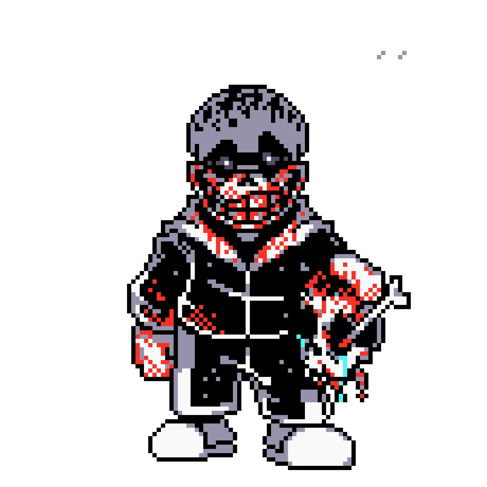 Insanity! Sans - battle Sprite - v1 by daunderspriter on DeviantArt