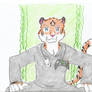 Dilly the gamer tiger