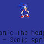 Sonic the hedgehog 4 sprite