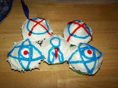 Slenderman Cupcakes different angles 4