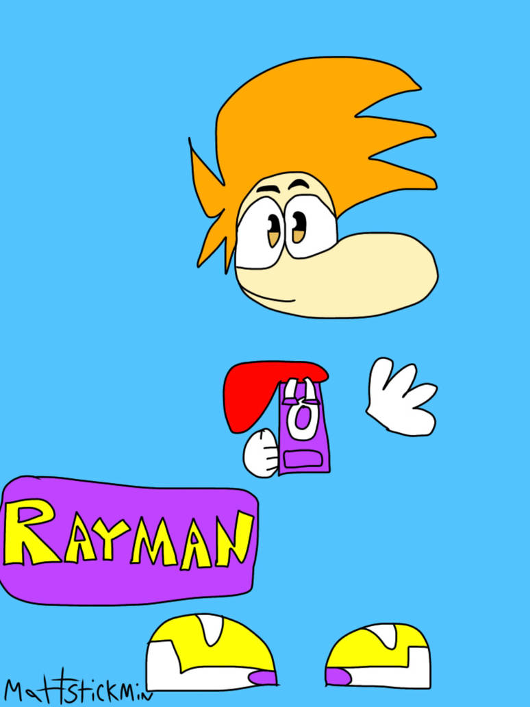 RAYMAN (in my style) by Mattstickmin on DeviantArt