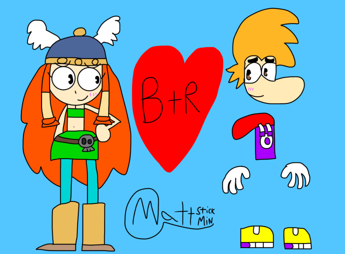 Rayman x Barbara by Mattstickmin on DeviantArt