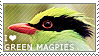 I love Green Magpies by WishmasterAlchemist