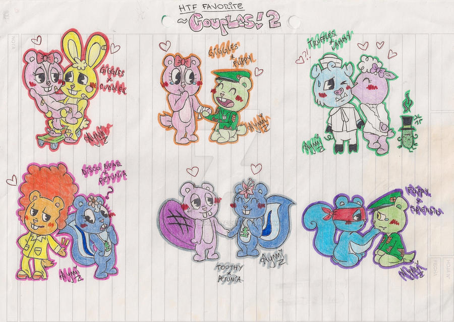 HTF Favorite Couples P.2 by Lucy-BiggerHTF on DeviantArt