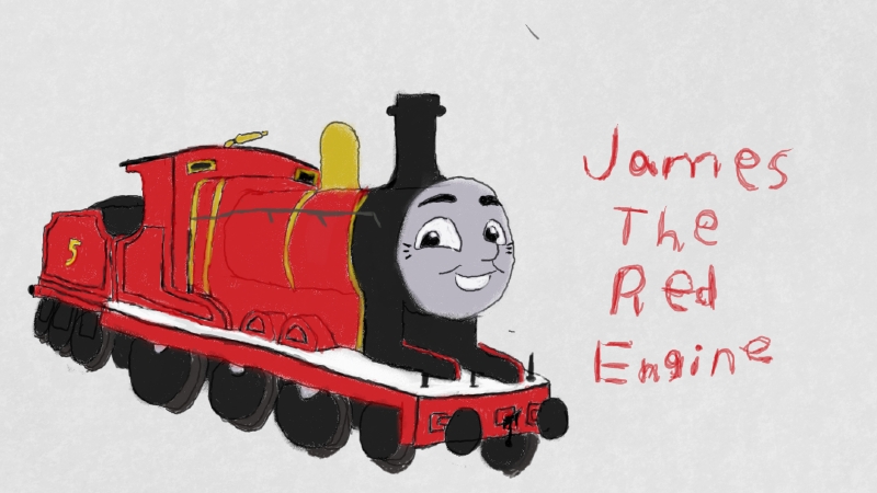 James The Red Engine by LMANPAD on DeviantArt