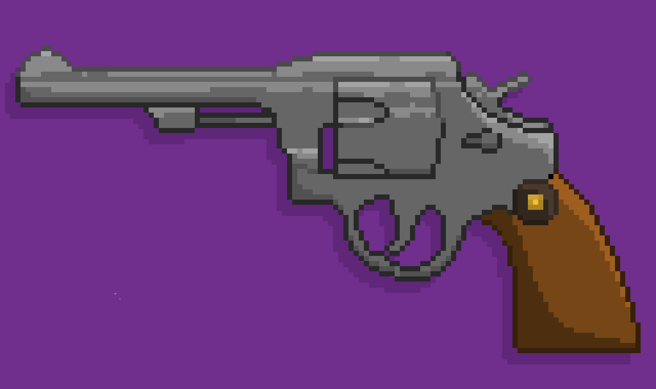 Daily Pixel Art 4 - A Revolver! by kettleboi on DeviantArt
