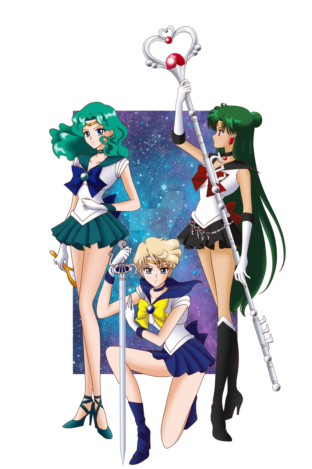 Sailor Moon S - Neptune, Uranus and Pluto