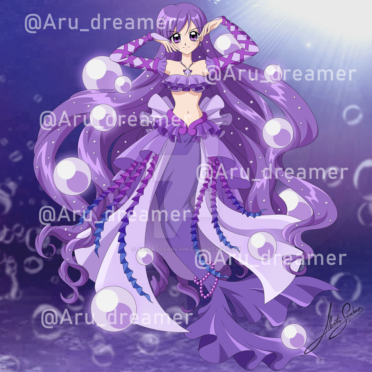 Mermaid Melody Karen Commission By AlbertoSanCami On DeviantArt mermaid-melody-karen-commission-by-albertosancami-on-deviantart